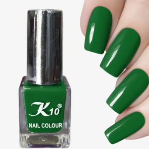 K10 Metallic Green Nail Polish 12ml