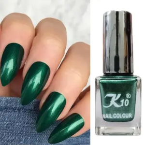 K10 Metallic Guerrilla Forest Green Nail Polish 12ml