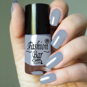 Metallic Silver Gel Finish Nail Polish